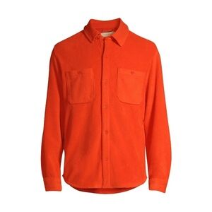 Free Assembly Men’s Fleece Shirt With Two Pockets